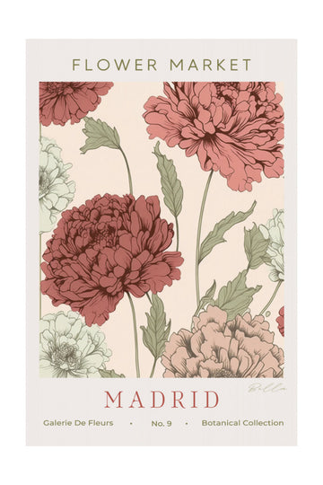 Madrid Flower Market | Poster - Passepartout