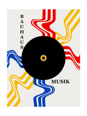 Bauhaus Music Record | Poster - Passepartout