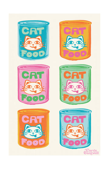 Pop Art Cat Food | Poster - Passepartout