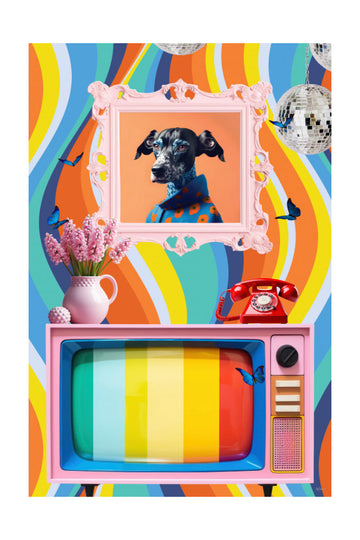 Playful Pop Pet | Poster - Passepartout