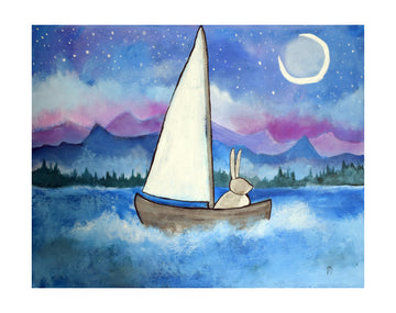 Sailboatbunny | Poster - Passepartout