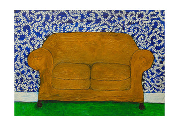 Cozy Living Room Sofa | Poster - Passepartout