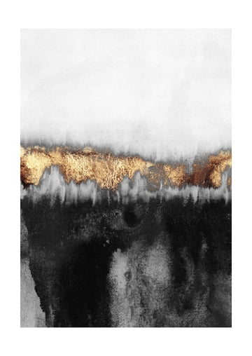 Liquid Gold Divide | Poster - Passepartout