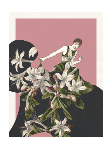 Elegant Floral Fashion | Poster - Passepartout