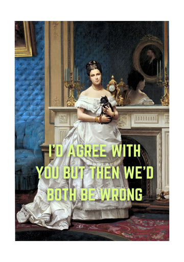 Elegant Woman Witty Quote | Poster - Passepartout