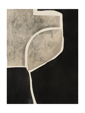 Textured Organic Shapes | Poster - Passepartout