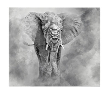 Majestic Elephant Dust | Poster - Passepartout