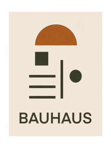 Bauhaus Geometric Abstraction | Poster - Passepartout