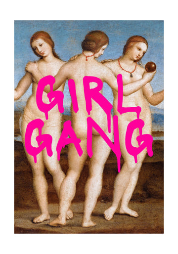 Girl Gang Graffiti | Poster - Passepartout