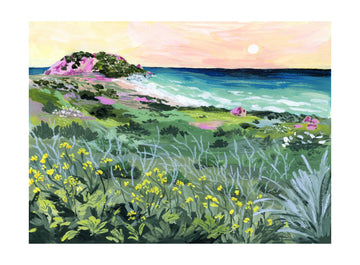 Wild Coast Sunset | Poster - Passepartout