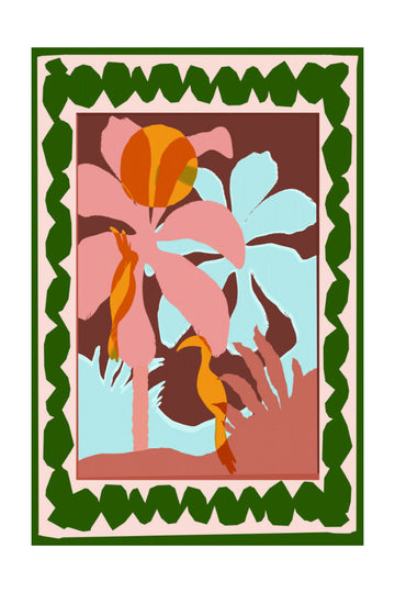 Tropical Birds Paradise | Poster - Passepartout