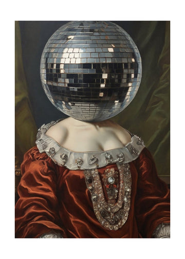 Regal Disco Portrait | Poster - Passepartout