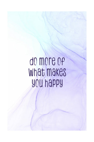 Happy Inspirational Quote | Poster - Passepartout