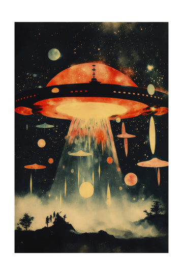 Galactic Arrival | Poster - Passepartout