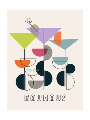 Bauhaus Cocktail Art | Poster - Passepartout