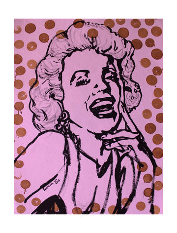 Laughing Pop Art Woman | Poster - Passepartout