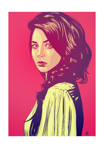 Pink Pop Woman | Poster - Passepartout