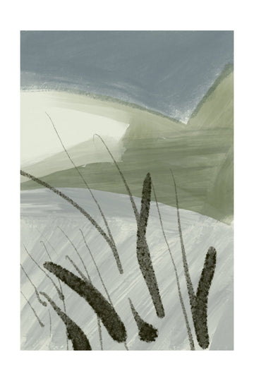 Abstract Reeds Landscape | Poster - Passepartout
