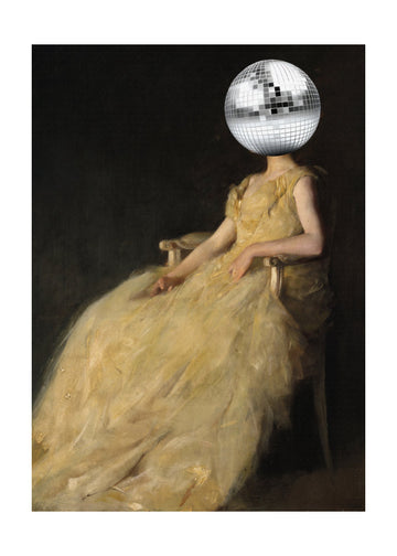 Elegant Disco Portrait | Poster - Passepartout