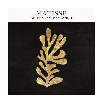 Golden Coral Cutout | Poster - Passepartout
