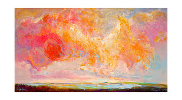 Fiery Skyscape | Poster - Passepartout