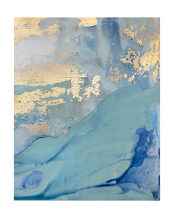 Golden Wavescape | Poster - Passepartout