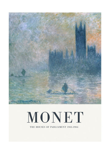 The Houses of Parliament | Poster - Passepartout