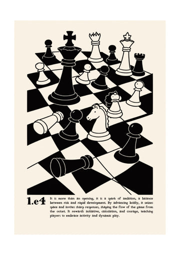 Strategic Chess Game | Poster - Passepartout
