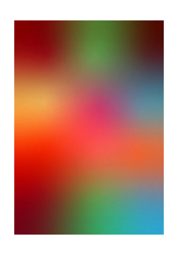 Vibrant Color Gradient | Poster - Passepartout