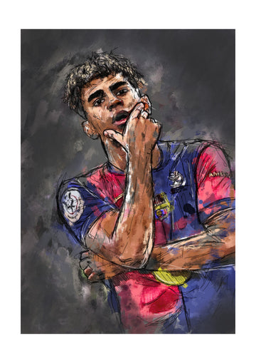Thoughtful Soccer Player | Poster - Passepartout