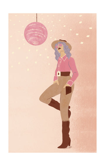 Disco Cowgirl 2 | Poster - Passepartout