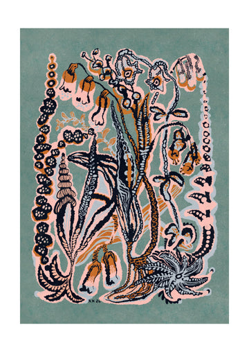 Ethereal Ocean Garden | Poster - Passepartout