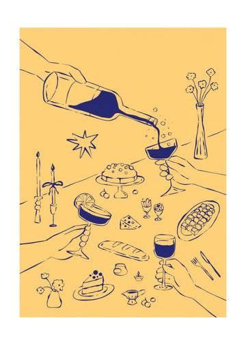 Elegant Dinner Gathering | Poster - Passepartout