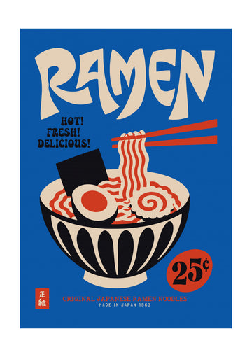 Japanese Ramen Bowl | Poster - Passepartout
