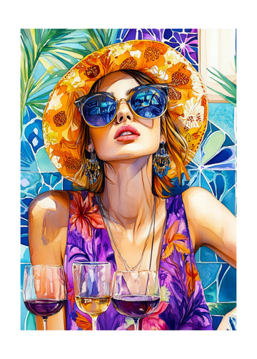 Vibrant Summer Style | Poster - Passepartout