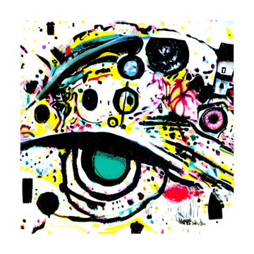 Vibrant Abstract Gaze | Poster - Passepartout
