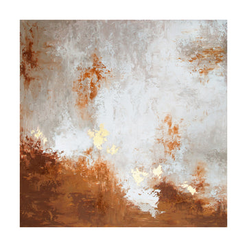 Golden Earth Abstract | Poster - Passepartout