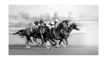 Galloping Racehorses | Poster - Passepartout