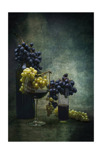 Rustic Wine Grapes | Poster - Passepartout