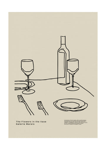 Tabletop Simplicity | Poster - Passepartout