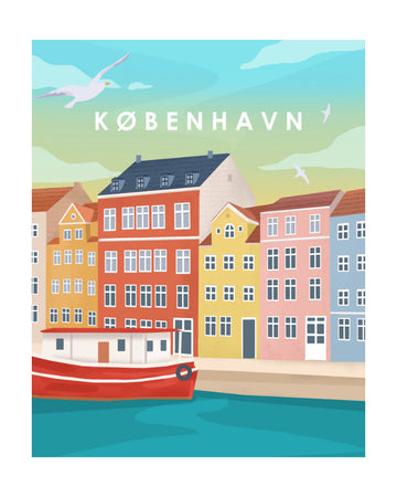 Copenhagen | Poster - Passepartout