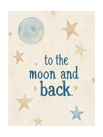Lunar Love Journey | Poster - Passepartout