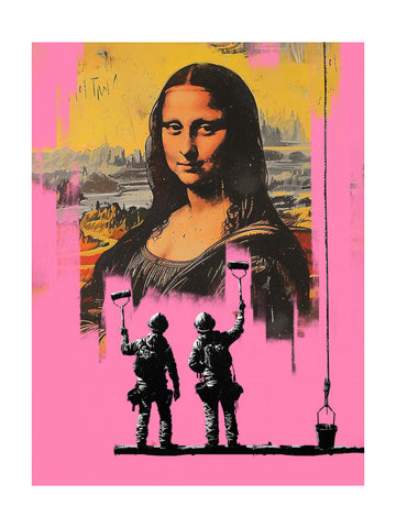 Pink Monalisa | Poster - Passepartout