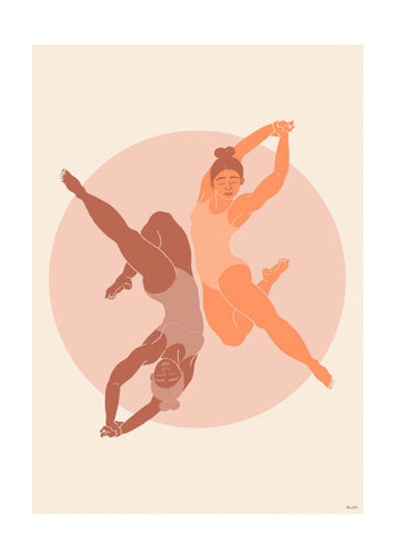 Dancing Women Balance | Poster - Passepartout