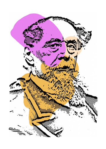 Bearded Man Pop Art | Poster - Passepartout
