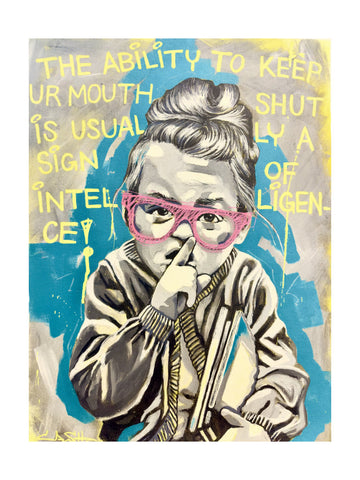 Quiet Intelligence Child | Poster - Passepartout
