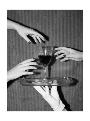 The Wine Is Served | Poster - Passepartout