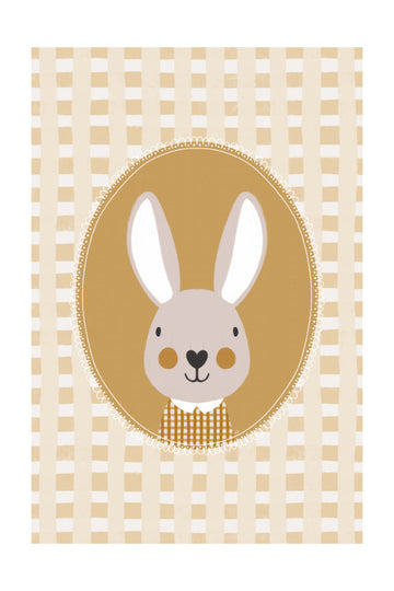 Whimsical Bunny Character | Poster - Passepartout