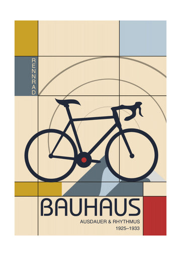 Geometric Racing Bicycle | Poster - Passepartout