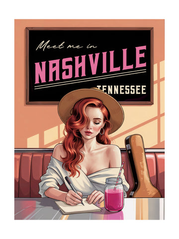 Nashville Songwriter Dreamer | Poster - Passepartout